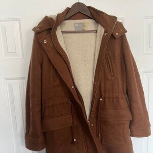 ASOS Faux Shearling Women's Coat; Size M; Used